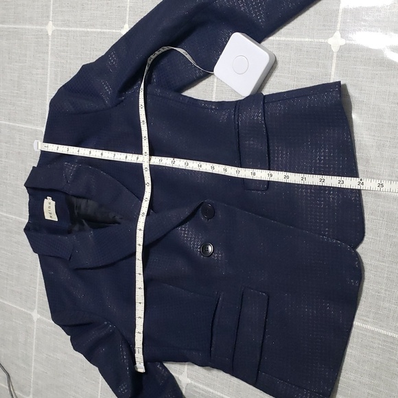 Reiss Women's Blazer, Color Navy Blue, Size M - Picture 14 of 17
